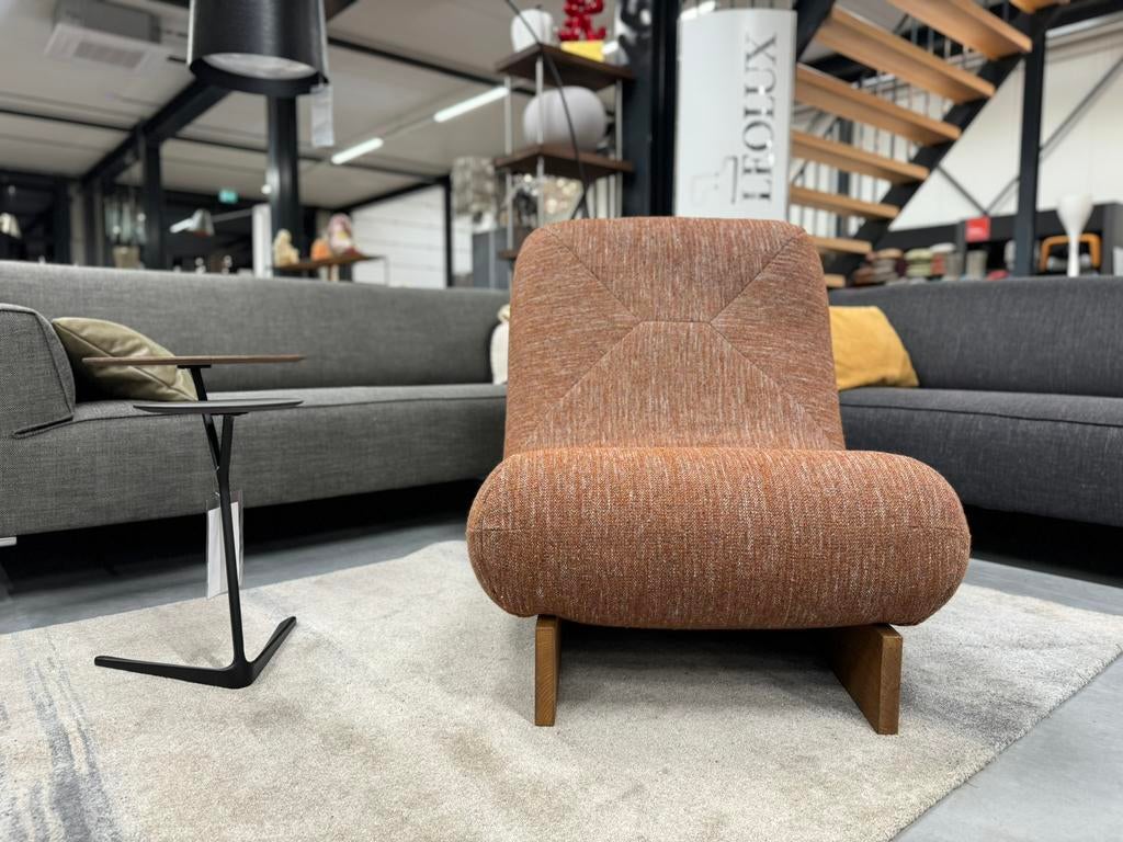 Nieuw Label Bean fauteuil Terra stof Design stoel Hout