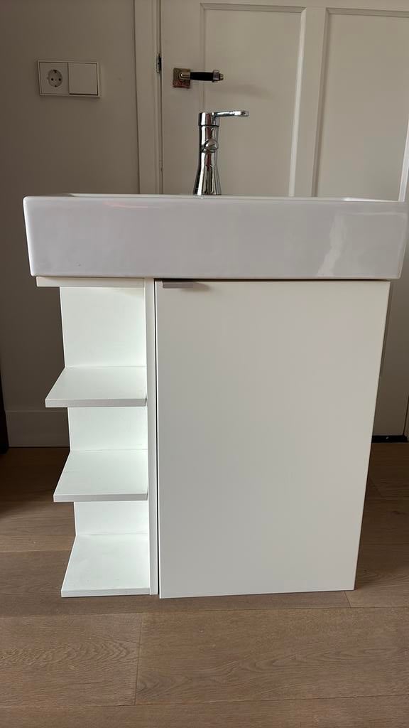 Ikea badmeubel Lillangen 61cm breed met mengkraan, Ophalen, Gebruikt, 50 tot 100 cm, Minder dan 100 cm
