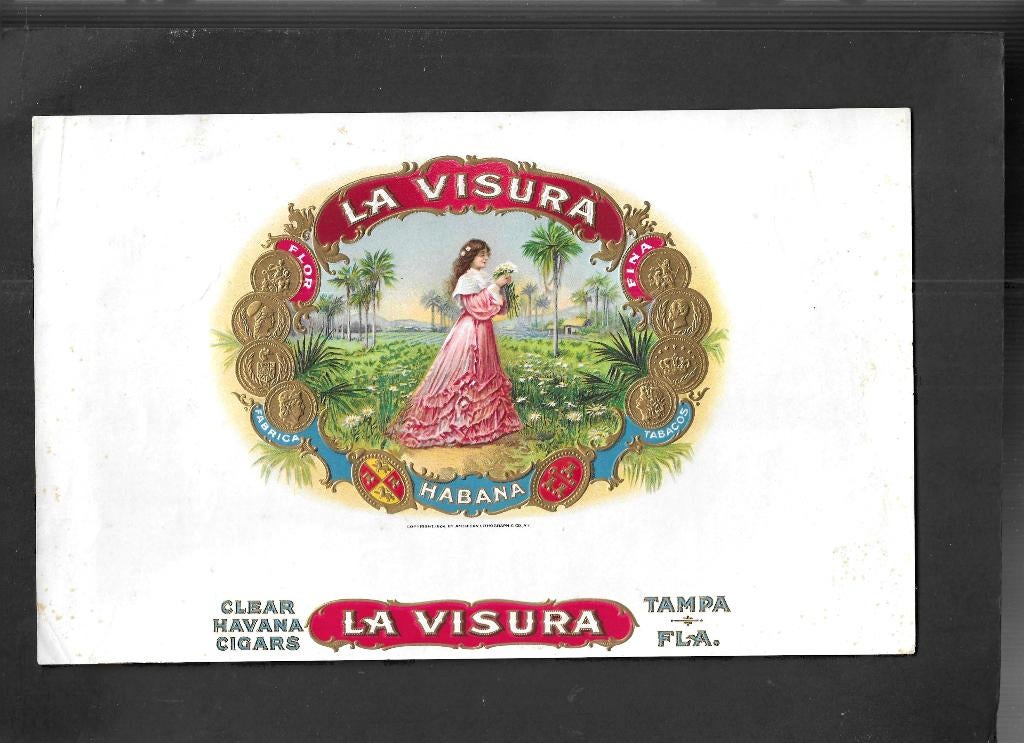 Banana60Etiket scan V4587, Verzamelen, Rookartikelen, Aanstekers en Luciferdoosjes, Ophalen of Verzenden, Gebruikt, Sigarenbandjes