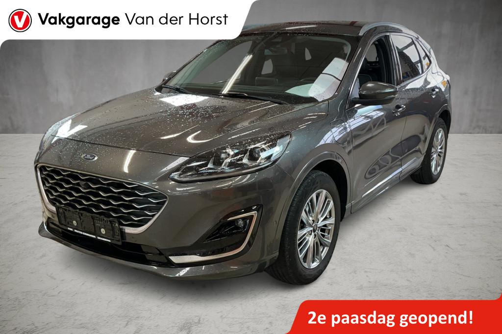 Ford Kuga 2.5 225 pk PHEV Vignale Plug-in Hybrid Automaat Tr, 12 maanden, Gebruikt, Zwart, 4 cilinders