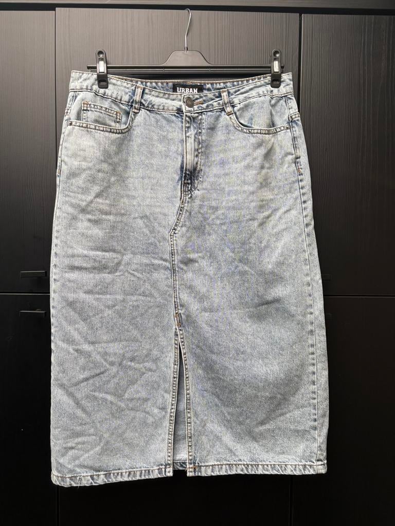 Denim rok mt XL Urban Classics, Blauw, Maat 46/48 (XL) of groter, Ophalen of Verzenden, Zo goed als nieuw