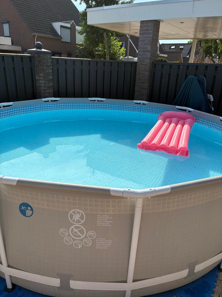 Intex zwembad met toebehoren, Ophalen, Gebruikt, 200 tot 300 cm, 80 tot 120 cm