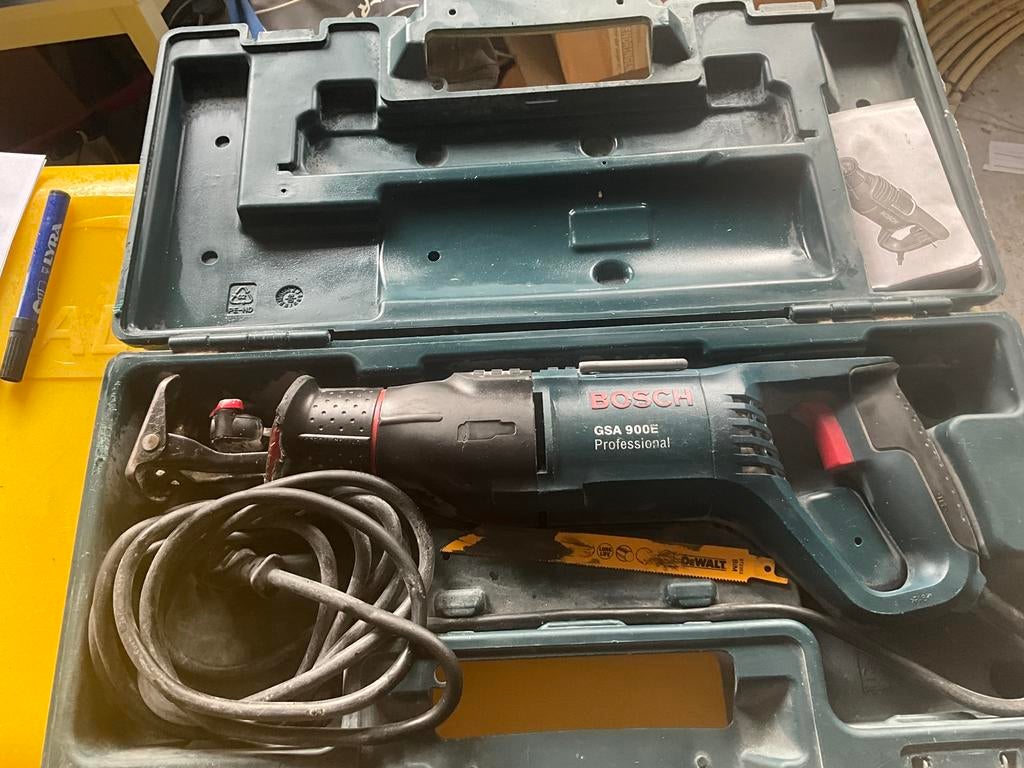 Bosch Professional GSA 900e, Ophalen, Gebruikt