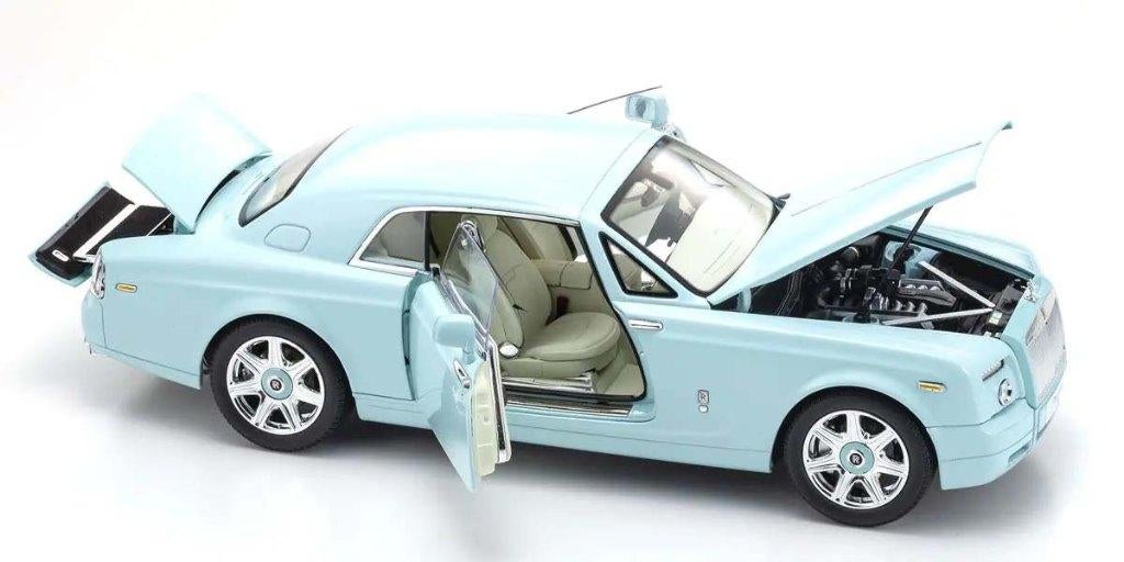 Kyosho 1:18 Rolls-Royce Phantom Coupé 2008 Turquoise, Ophalen of Verzenden, Nieuw, Auto, Kyosho