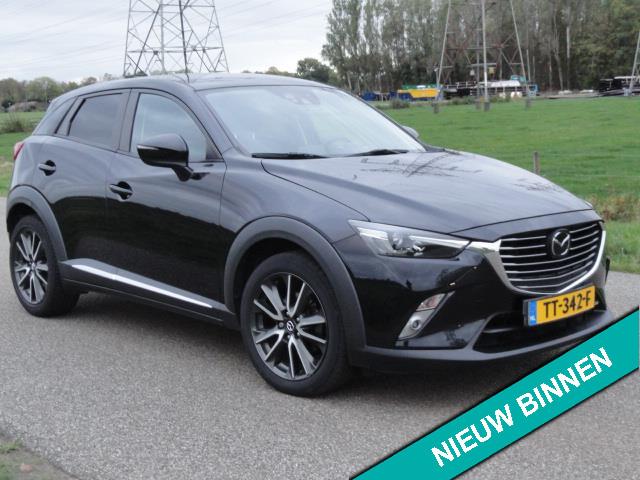 Mazda CX-3 1.5 SkyActiv-D SkyLease+ Full LED I NAVIG I LEER, Auto's, Voorwielaandrijving, 4 cilinders, Leder, 125 €/maand