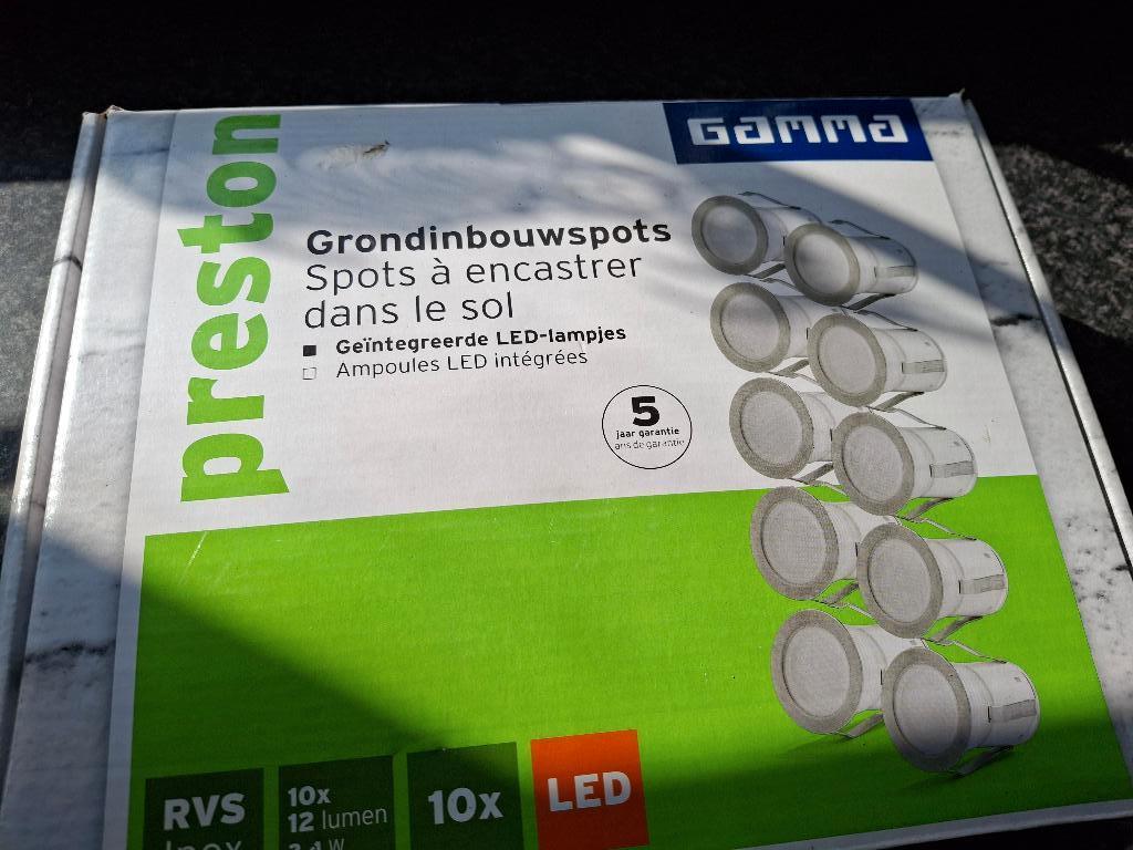 GAMMA Inbouwspot Preston RVS LED 10 stuks, Ophalen, Minder dan 50 watt, Nieuw, Netvoeding