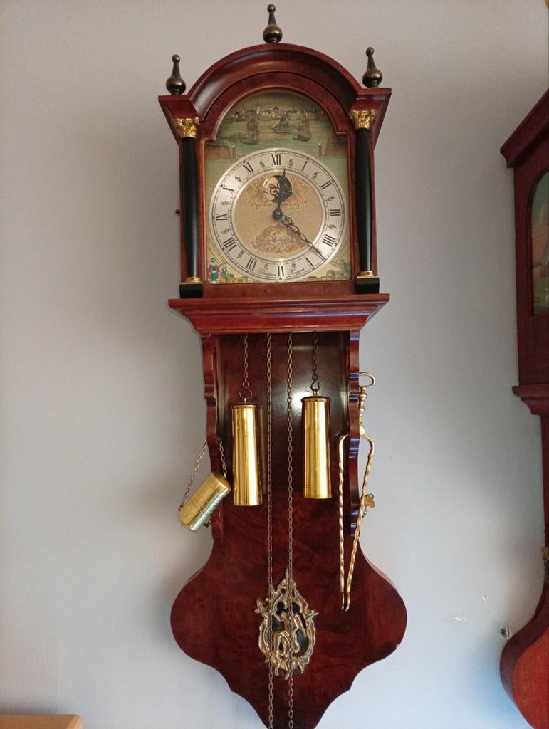 Christiaan Huygens mechaniek klok, Antiek en Kunst, Antiek | Klokken, Ophalen of Verzenden