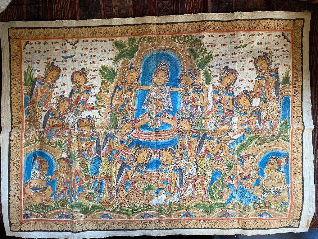 indonesische wanddoeken, Gebruikt, Oosters, Ophalen of Verzenden, Wandkleed