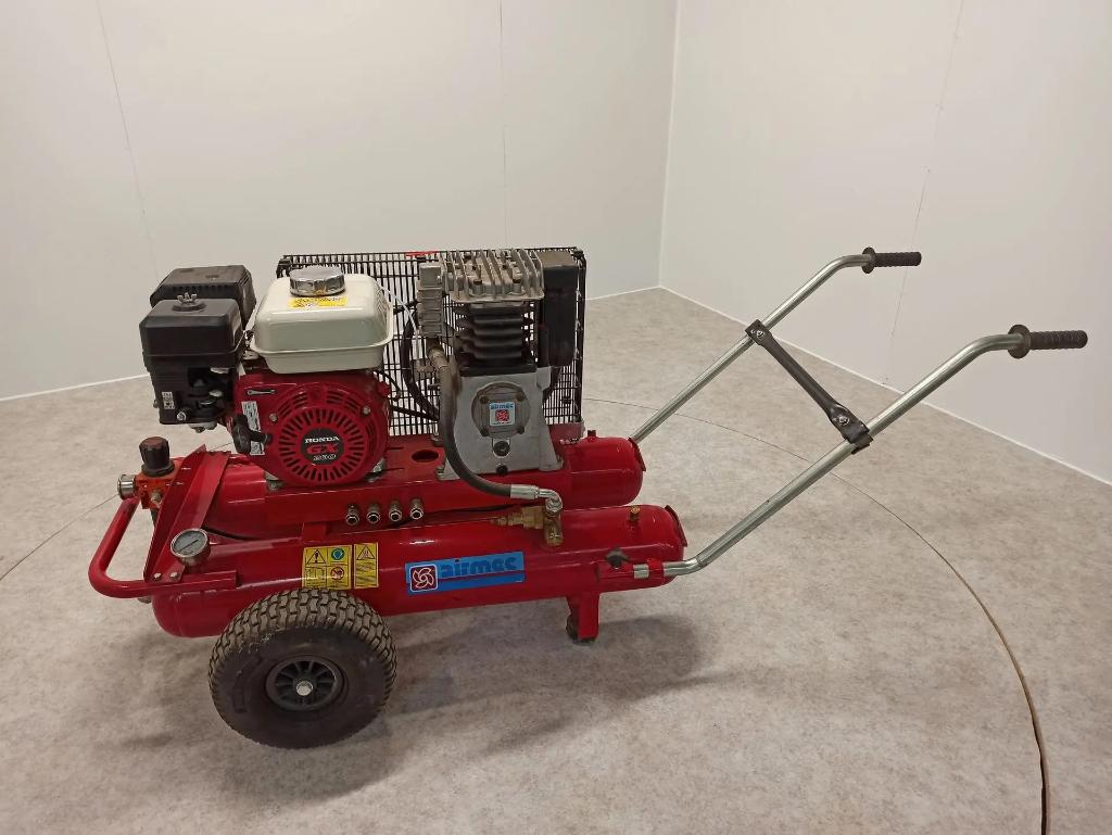 Airmec compressor, Doe-het-zelf en Verbouw, Compressors, 6 tot 10 bar, Zo goed als nieuw, 25 tot 100 liter, Mobiel