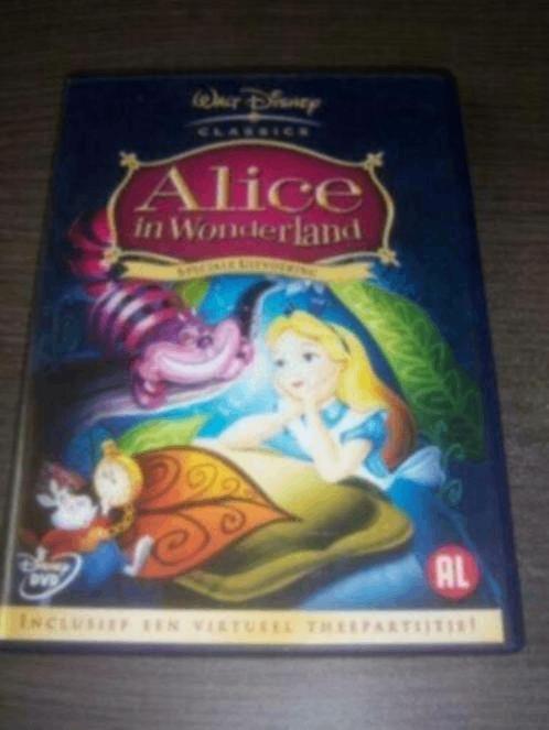 Walt Disney Classics Alice in Wonderland in nieuwstaat, Cd's en Dvd's, Dvd's | Tekenfilms en Animatie, Tekenfilm, Verzenden, Zo goed als nieuw