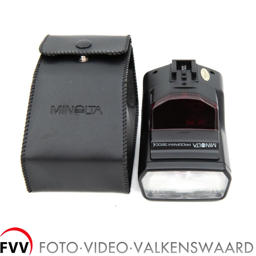 Minolta 3200i flitser voor analoge fotografie, Overige merken, Gebruikt, Ophalen of Verzenden, Xxx