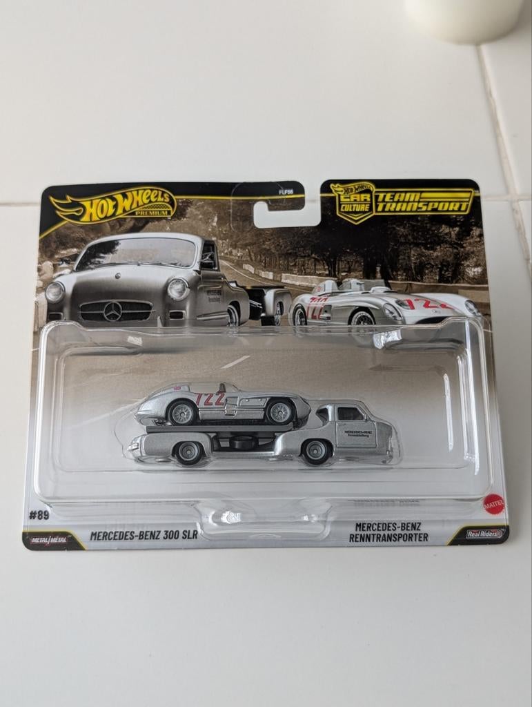 Hot Wheels Mercedes-Benz 300 SLR Team Transport #89, Ophalen of Verzenden, Nieuw, Auto