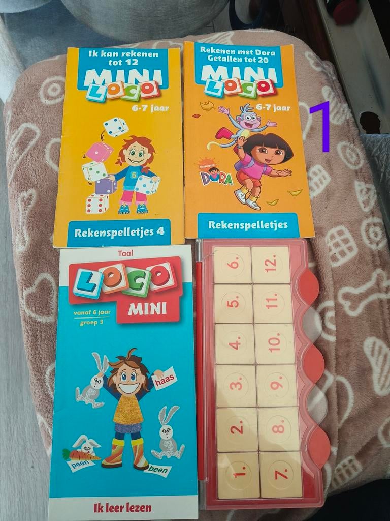 Set van 6 Mini Loco en Loco Mini boekjes met basisdoos, Kinderen en Baby's, Speelgoed | Educatief en Creatief, Ophalen