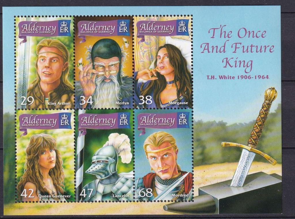 02-04 Alderney Blok 18 postfris, Verzenden, Postfris