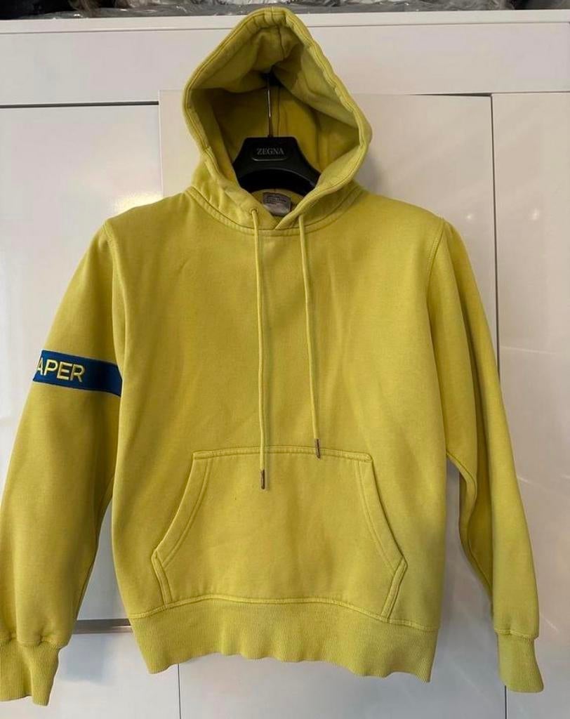 Gele Daily Paper Hoodie Maat S - Comfortabel & Casual, Ophalen of Verzenden, Zo goed als nieuw, Maat 46 (S) of kleiner, Geel