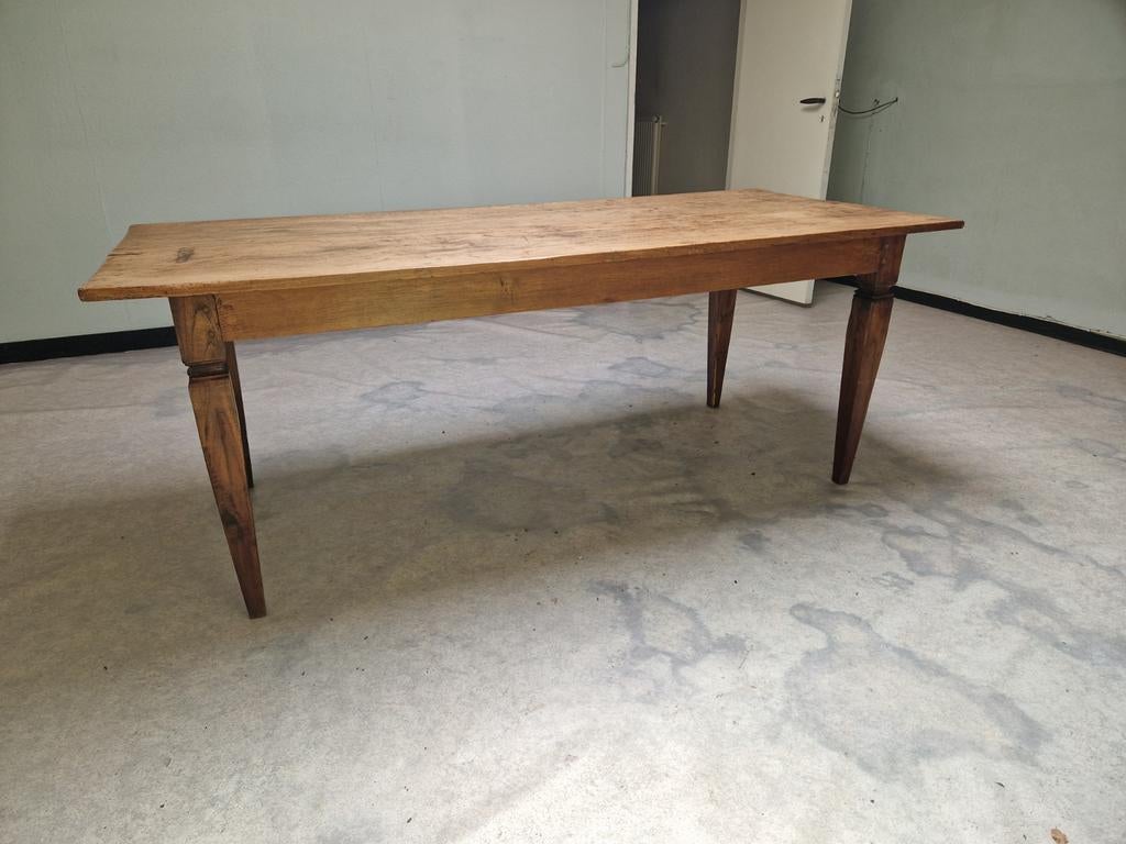Antieke eiken kloostertafel abdijtafel, Ophalen