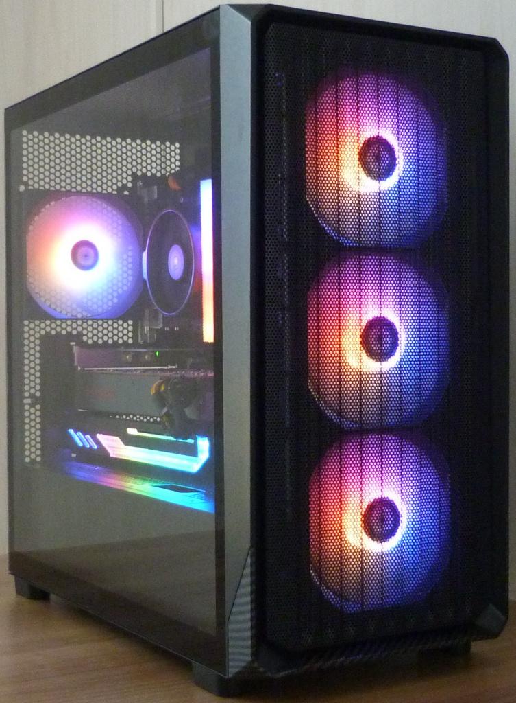 Game PC | 5600 XT/ 16GB / RX 5700 /SSD /HDD /Office/WiFi/W11, Computers en Software, Eigenbouw, Virtual Reality, Zo goed als nieuw