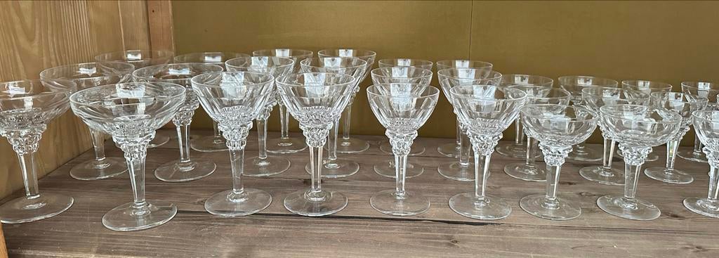 Eisenhoeffel drinkstel - Kristallen glazen, Ophalen of Verzenden