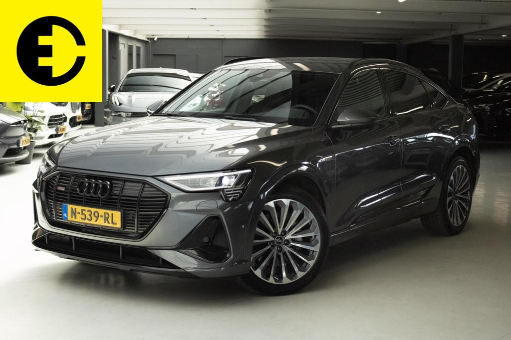 Audi e-tron Sportback 55 quattro S edition 95 kWh | 94,7% SO, 131 €/maand, Zwart, 95 kWh, Vierwielaandrijving