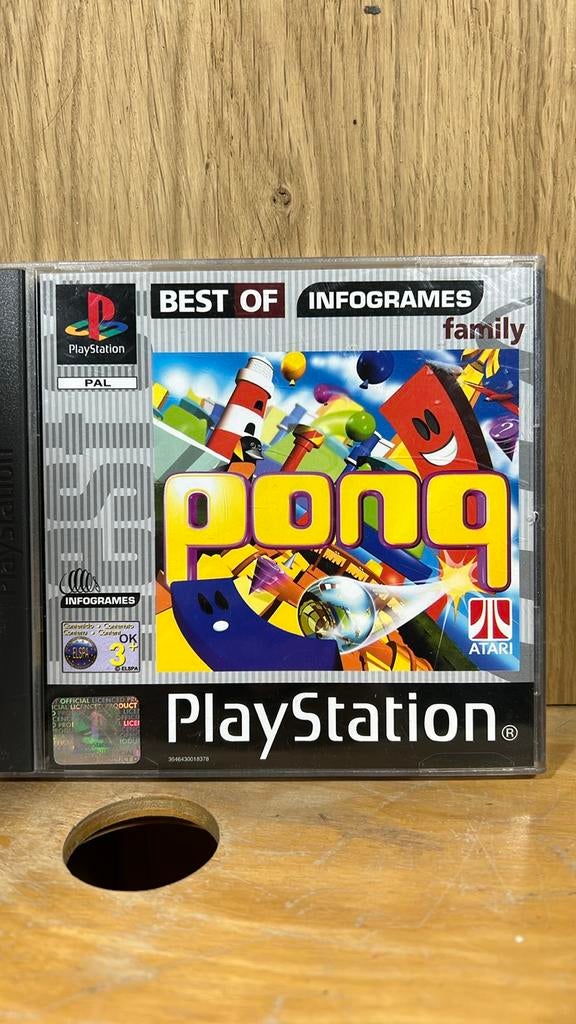PlayStation 1 (PS1) game PONG Klassiek Arcade Spel, Overige genres, 1 speler, Eén computer, Ophalen of Verzenden