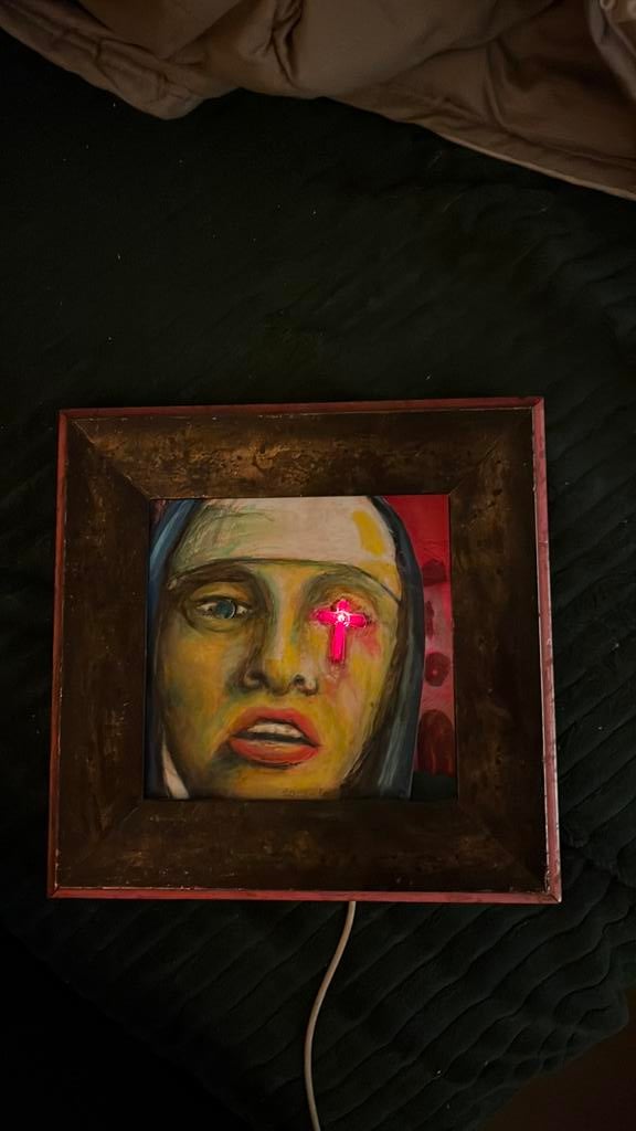 Schilderij van Bon de schilder of de painter, uit rotterdam, Antiek en Kunst, Kunst | Schilderijen | Klassiek, Ophalen of Verzenden