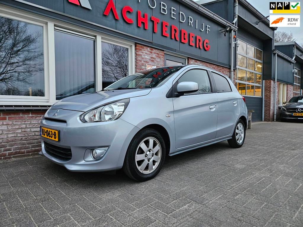 Mitsubishi Space Star 1.0 Bright Lage Kilometerstand/NAP! Ai, Voorwielaandrijving, Gebruikt, Euro 6, Origineel Nederlands