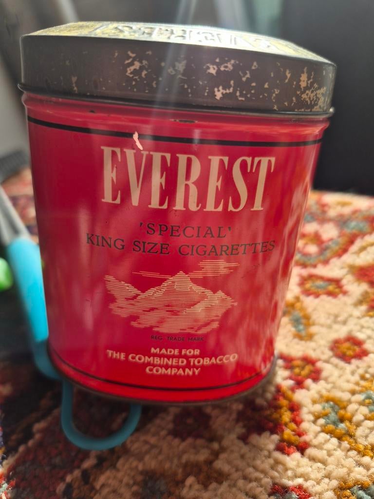 Everest blik 1955, Verzamelen, Blikken, Ophalen of Verzenden, Gebruikt, Overige, Overige merken