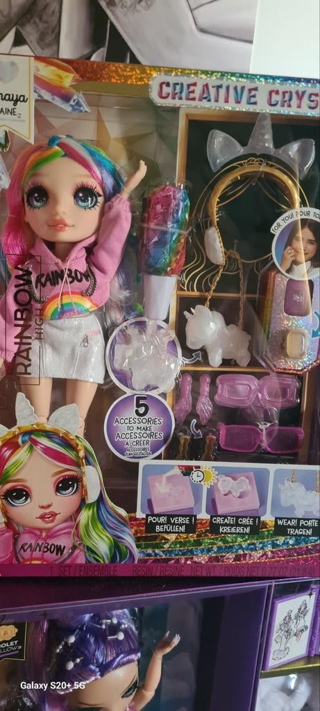 Rainbow High Creative Crystal Doll - Nieuw in doos, Ophalen of Verzenden, Nieuw, Overige typen