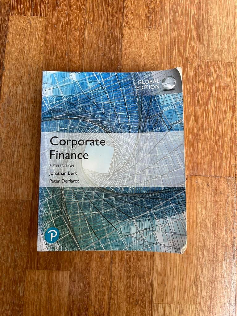 Corporate finance 9781292304151, Ophalen of Verzenden, Gelezen, Economie en Marketing