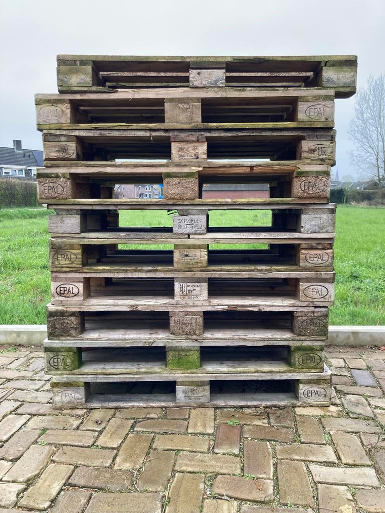 10x gebruikte EPAL europallets, Ophalen, Gebruikt