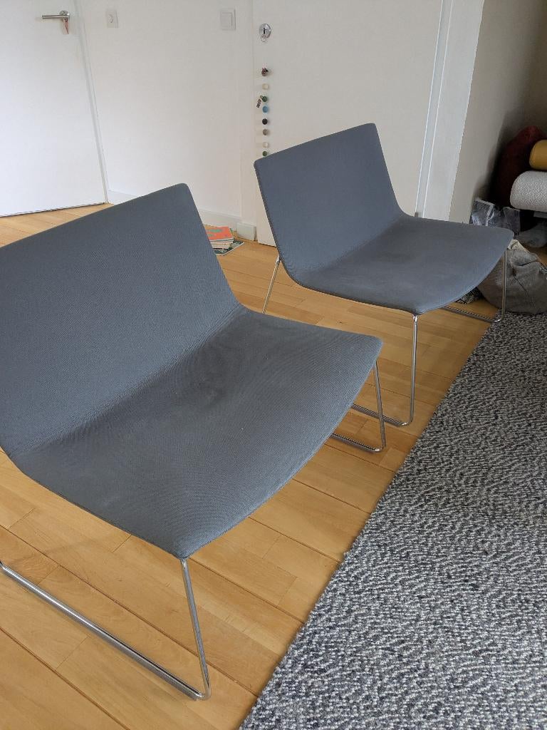 Design Arper Catifa 80 sledestoelen, Ophalen, Gebruikt, Minder dan 75 cm, Design