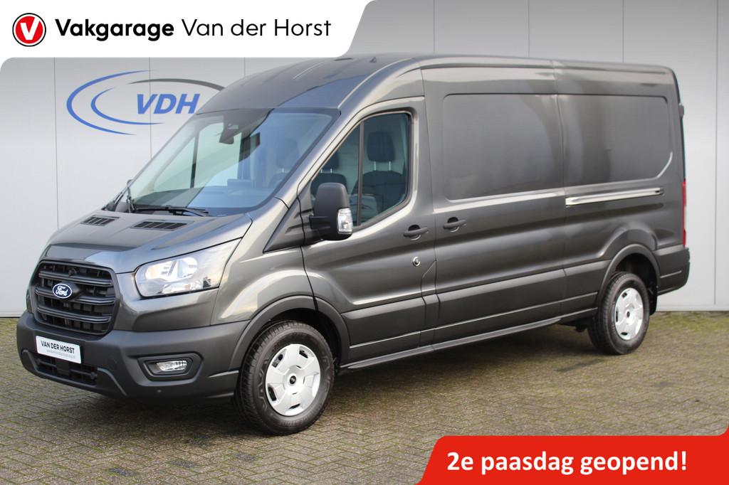 Ford Transit 350 2.0 165 pk EcoBlue L3H2 Trend Automaat L+R, 12 maanden, Stof, 4 cilinders, 2800 kg