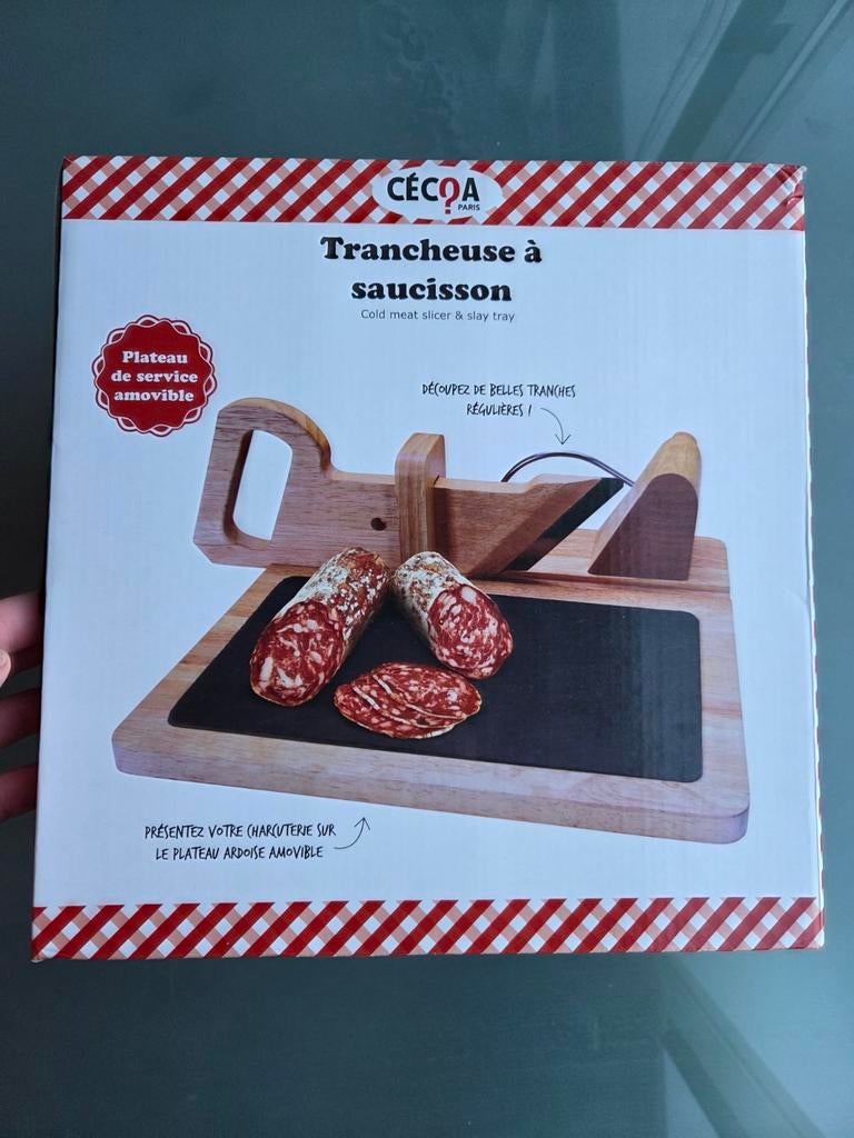 CÉCOA Worstsnijder - Veelzijdig, Veilig & Efficiënt, Hout, Nieuw, Ophalen of Verzenden, Snijmachine
