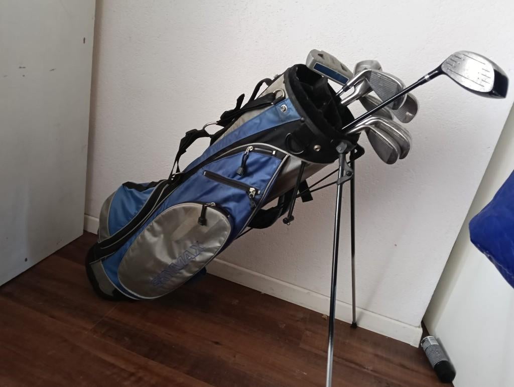 Golfclub Skymax set + tas skymax + accessoires, Ophalen, Zo goed als nieuw, Tas, Overige merken