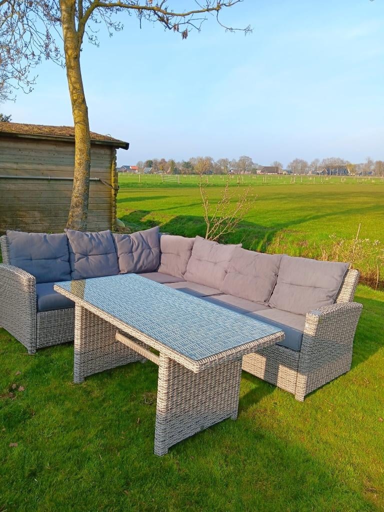 loungeset (dinerset), Ophalen, 5 zitplaatsen, Gebruikt, Loungeset