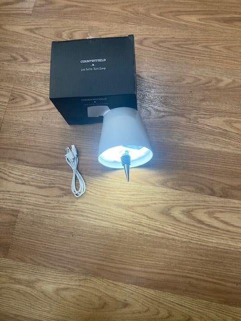 Flessenlamp - Tafellamp –, Huis en Inrichting, Lampen | Tafellampen, Ophalen of Verzenden, Nieuw, Overige materialen, Minder dan 50 cm