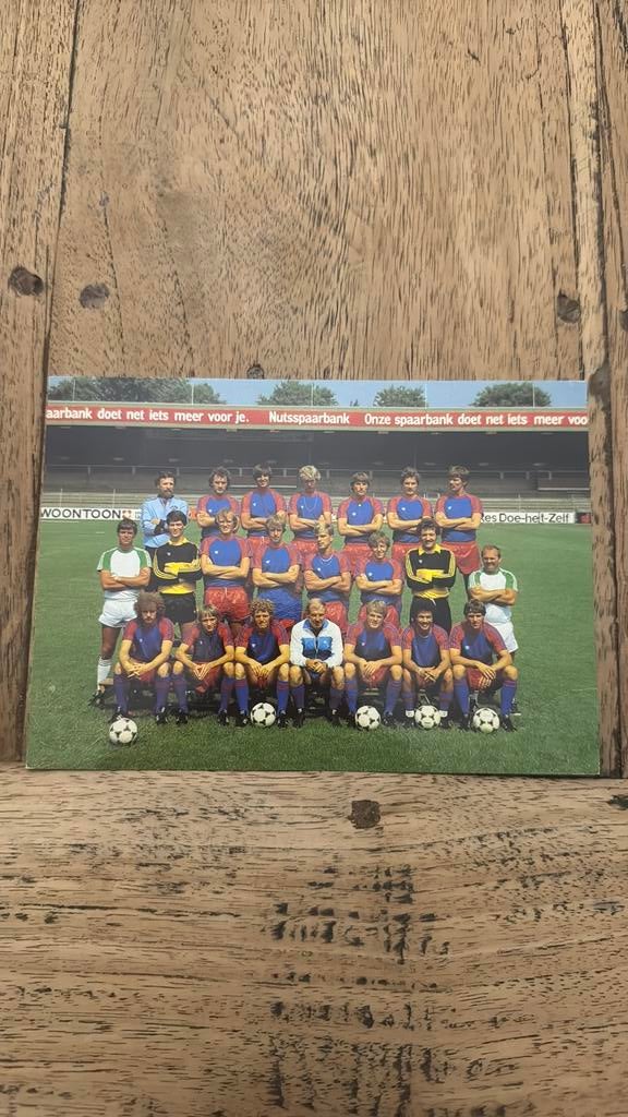 HFC Haarlem 1982/83 elftalkaart, Ophalen of Verzenden, Zo goed als nieuw, Overige binnenlandse clubs, Spelerskaart