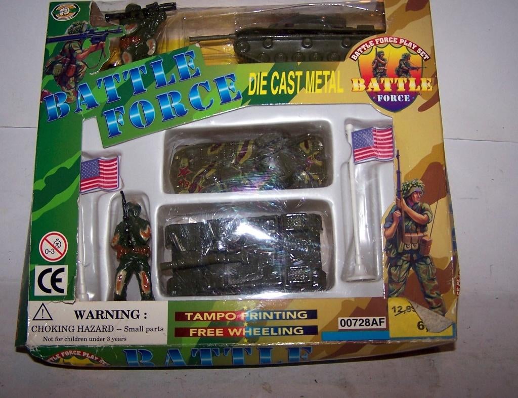 6-delige set Battle Force actiefiguren/voertuigen. Diecast., Ophalen of Verzenden, Nieuw