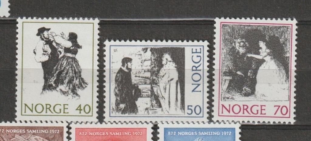 TSS Kavel 1130224 Noorwegen pf minr 630-632, Ophalen, Noorwegen, Postfris