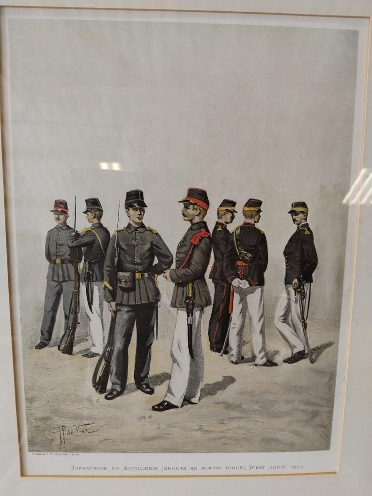 West Indie 1897 infanterie en artillerie, Ophalen of Verzenden