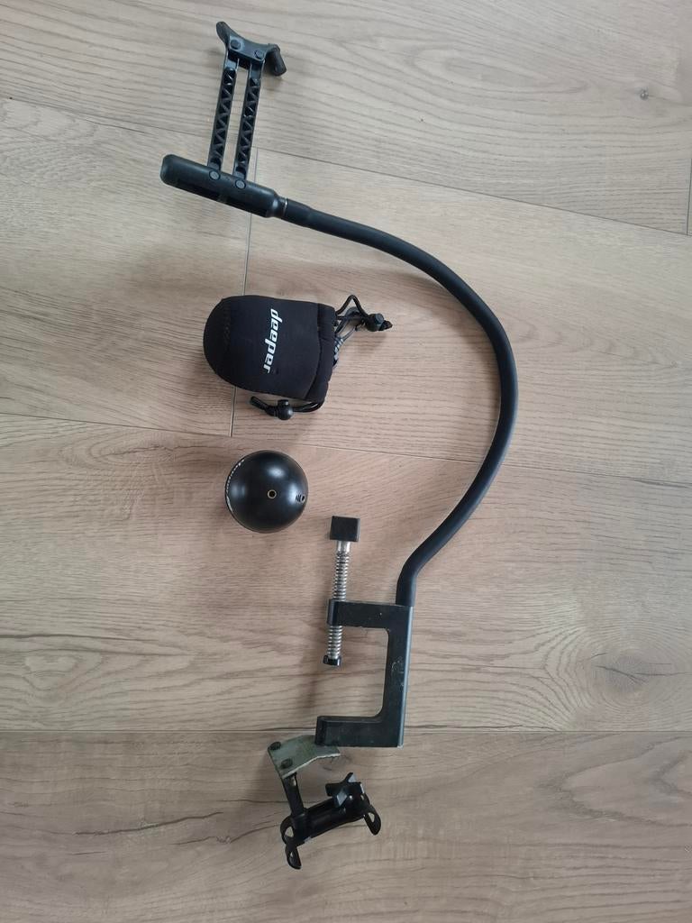 Deeper Pro+ met boot arm en extra telefoonhouder, Ophalen of Verzenden