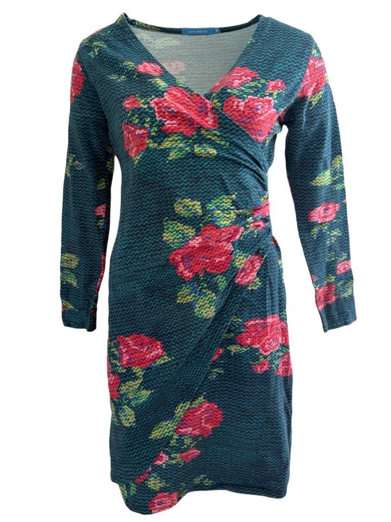 Lien & Giel jurk M, Bruin, Ophalen of Verzenden, Zo goed als nieuw, Maat 34 (XS) of kleiner