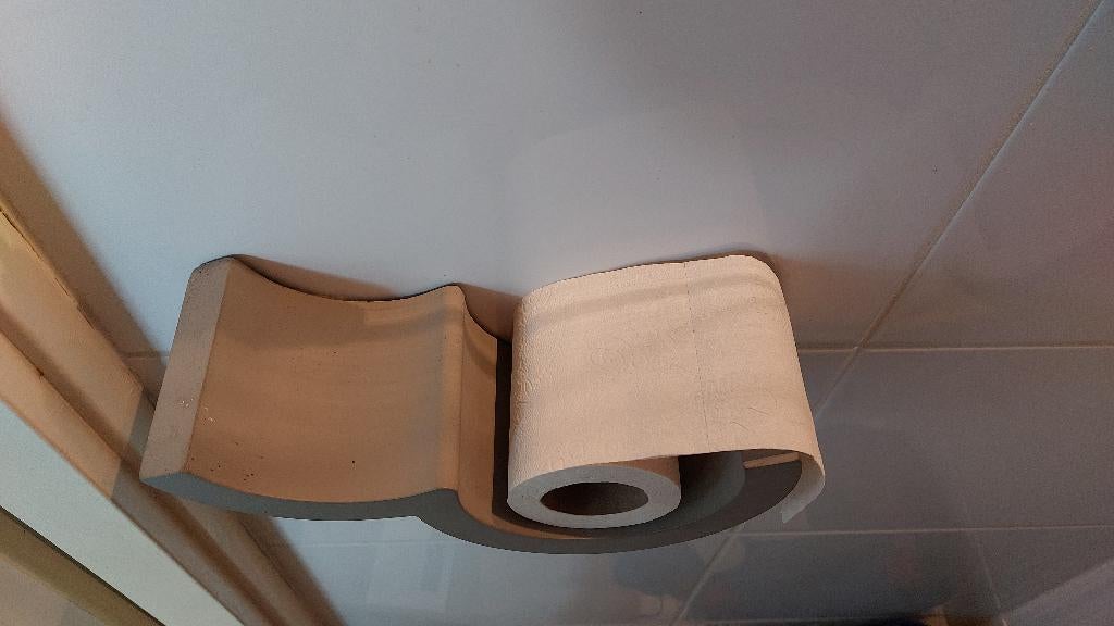 Aparte wc rol houder, Ophalen, Gebruikt, Grijs, Overige typen