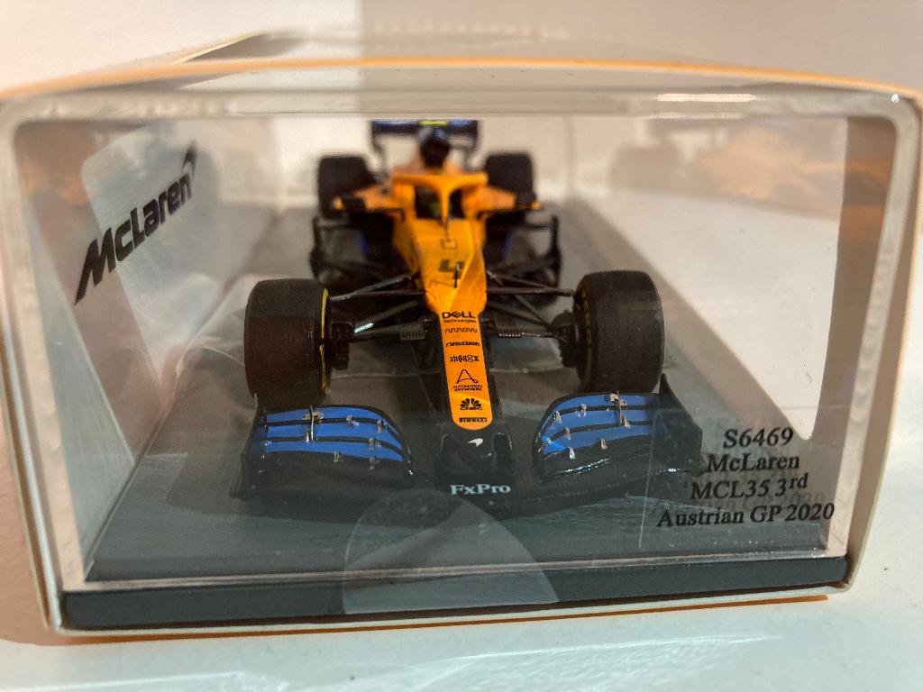 ✅ Lando Norris 1:43 1e Podium 2020 Mclaren Spark S6469 F1, Verzamelen, Ophalen of Verzenden, Nieuw, Formule 1