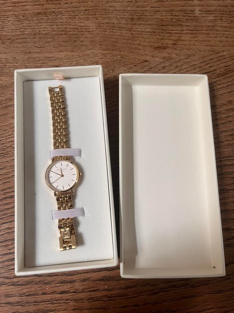 Rosefield dames horloge, Sieraden, Tassen en Uiterlijk, Horloges | Dames, Ophalen, Zo goed als nieuw, Goud, Overige merken