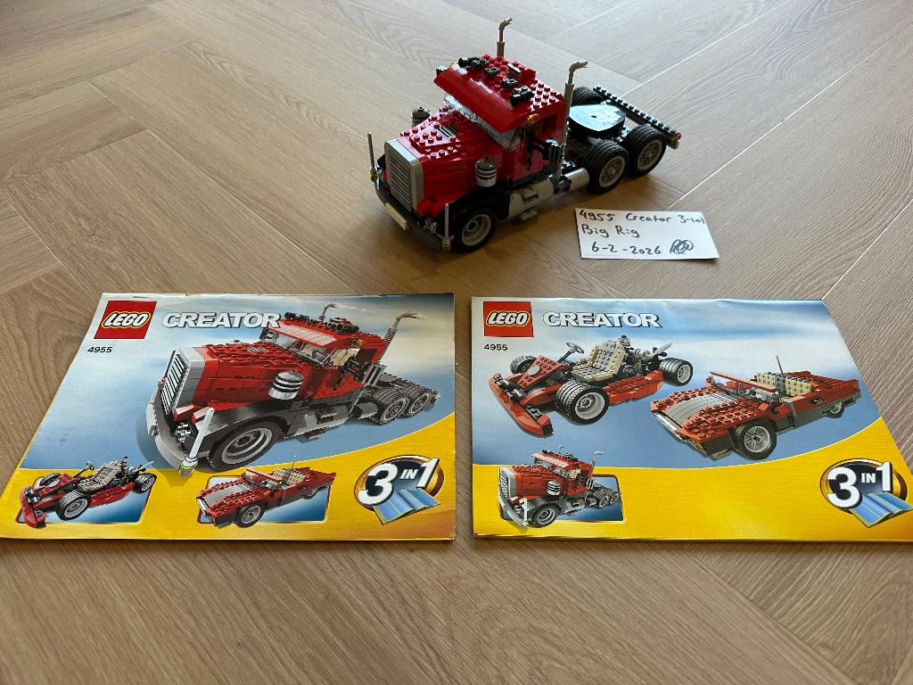 LEGO 4955 Vrachtwagen, Gebruikt, Ophalen of Verzenden, Compleet, Lego