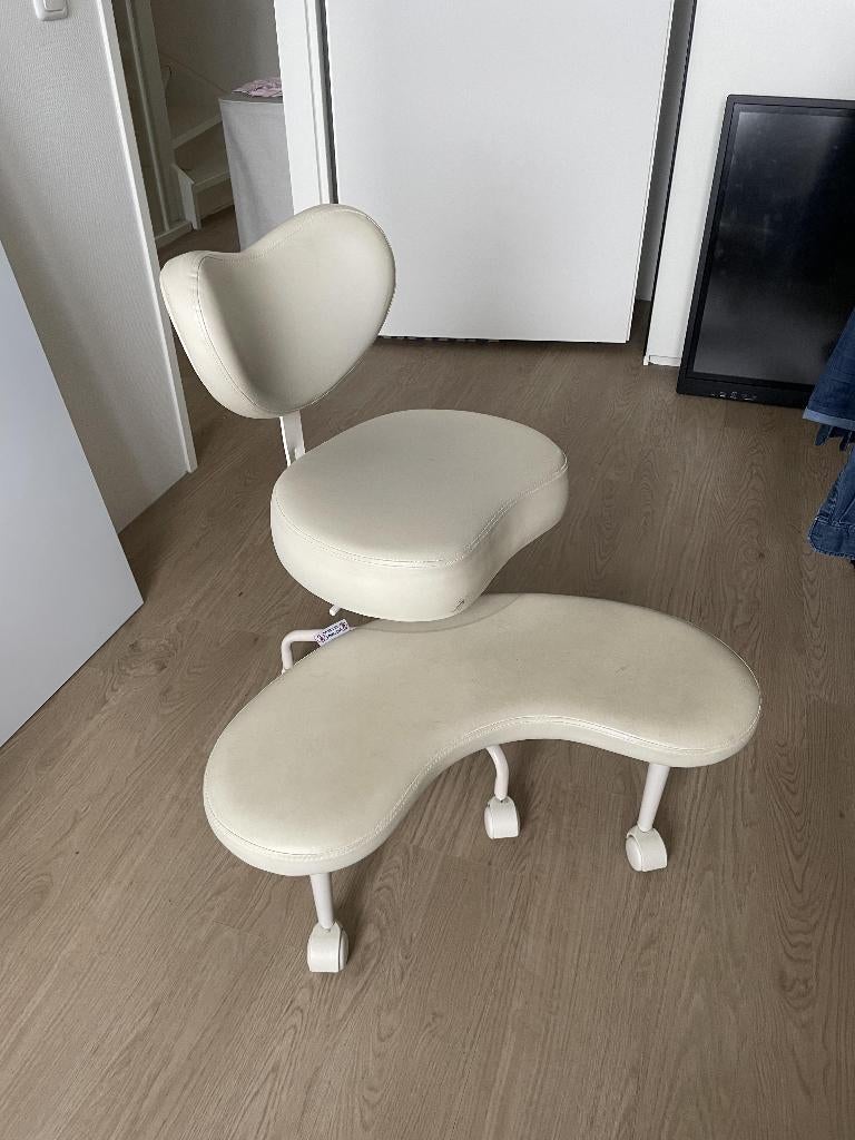 Pipersong Meditatiestoel wit, Huis en Inrichting, Bureaustoelen, Ophalen, Gebruikt, Wit, Bureaustoel