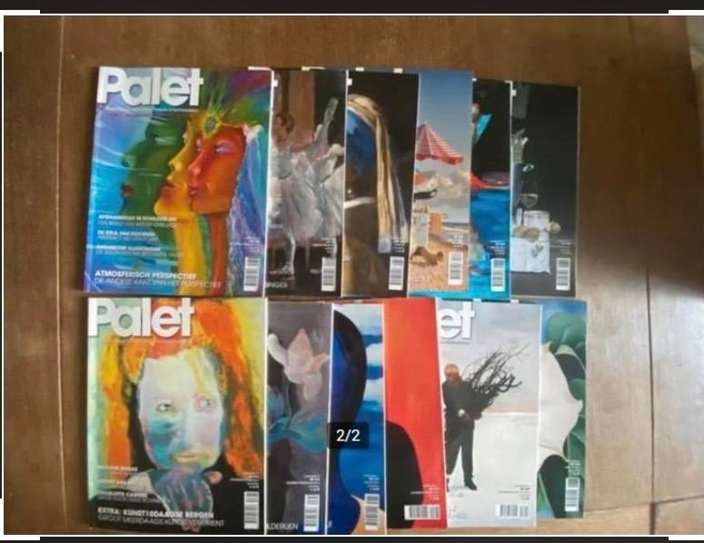 Palet tijdschriften voor kunstenaars, Boeken, Tijdschriften en Kranten, Ophalen of Verzenden, Gelezen, Overige typen