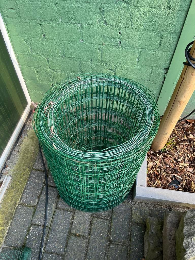 Geplastificeerd gaas herkwerk, Ophalen, Gebruikt, 10 tot 20 meter, Gaas