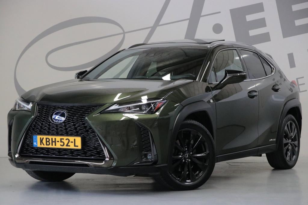 Lexus UX 250h F Sport Line/LED, Auto's, Lexus, Gebruikt, 4 cilinders, Leder en Stof, Bedrijf